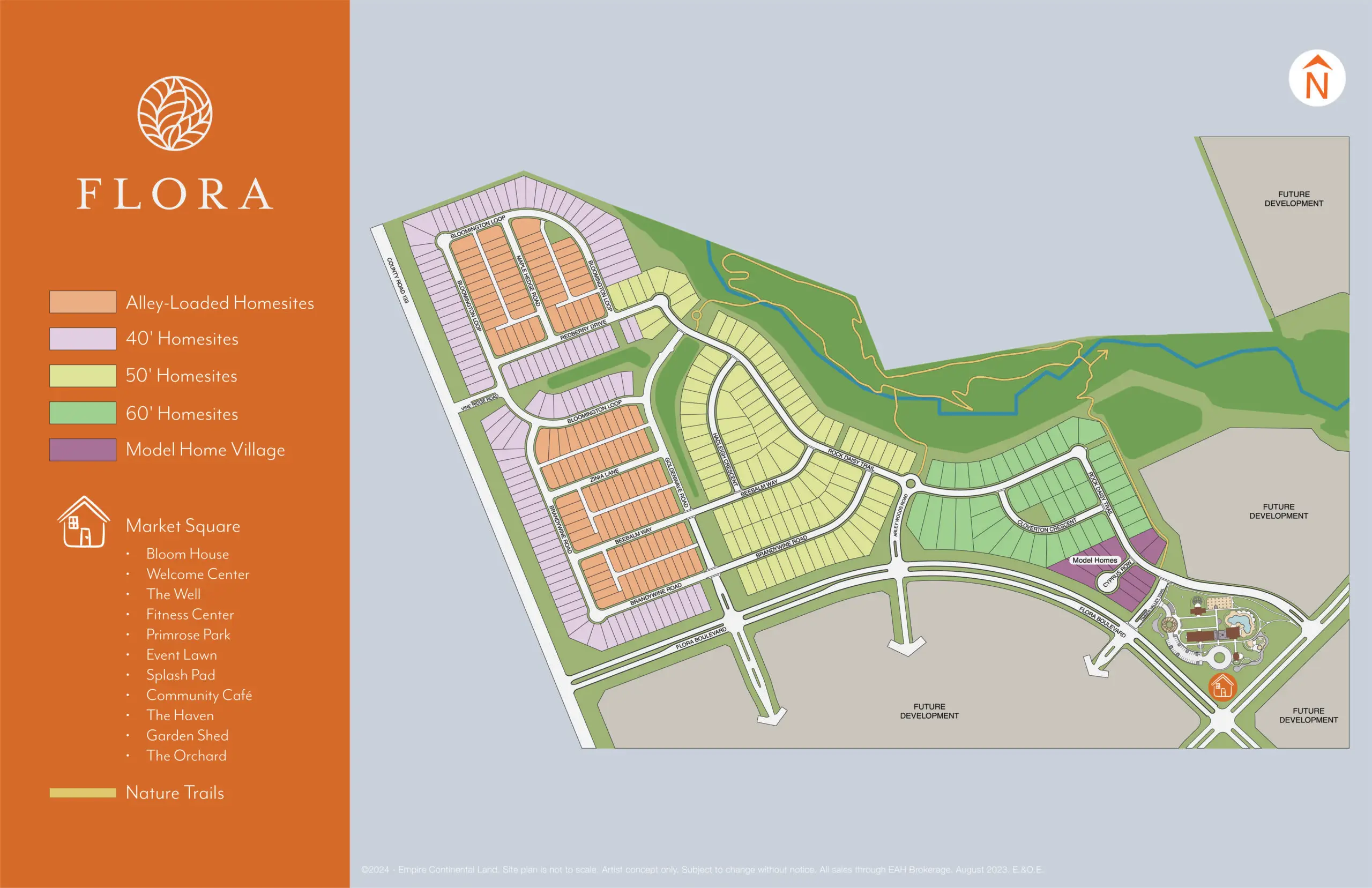 flora site plan